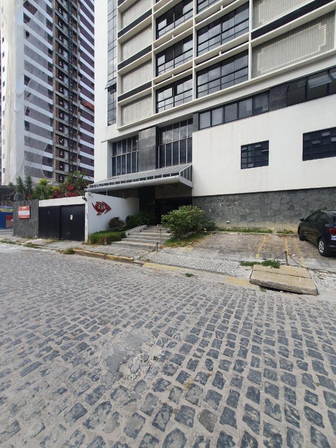 Apto De Frente Para O Mar, Piscina Na Cobertura 헤시피 외부 사진