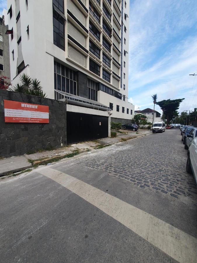 Apto De Frente Para O Mar, Piscina Na Cobertura 헤시피 외부 사진