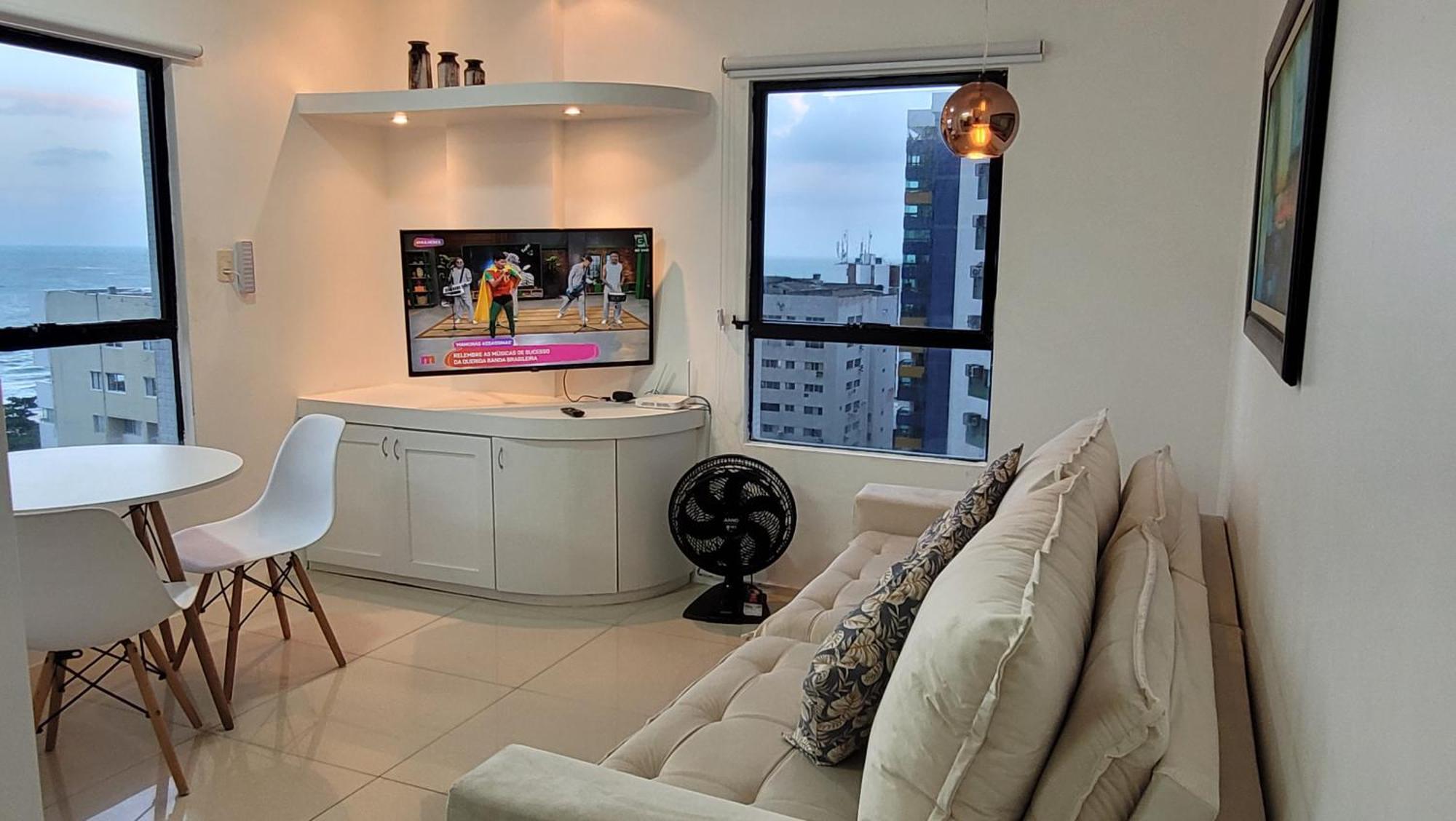 Apto De Frente Para O Mar, Piscina Na Cobertura 헤시피 외부 사진